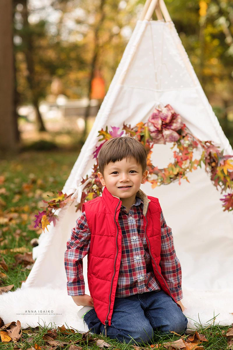 Children autumn photo session in Strasbourg