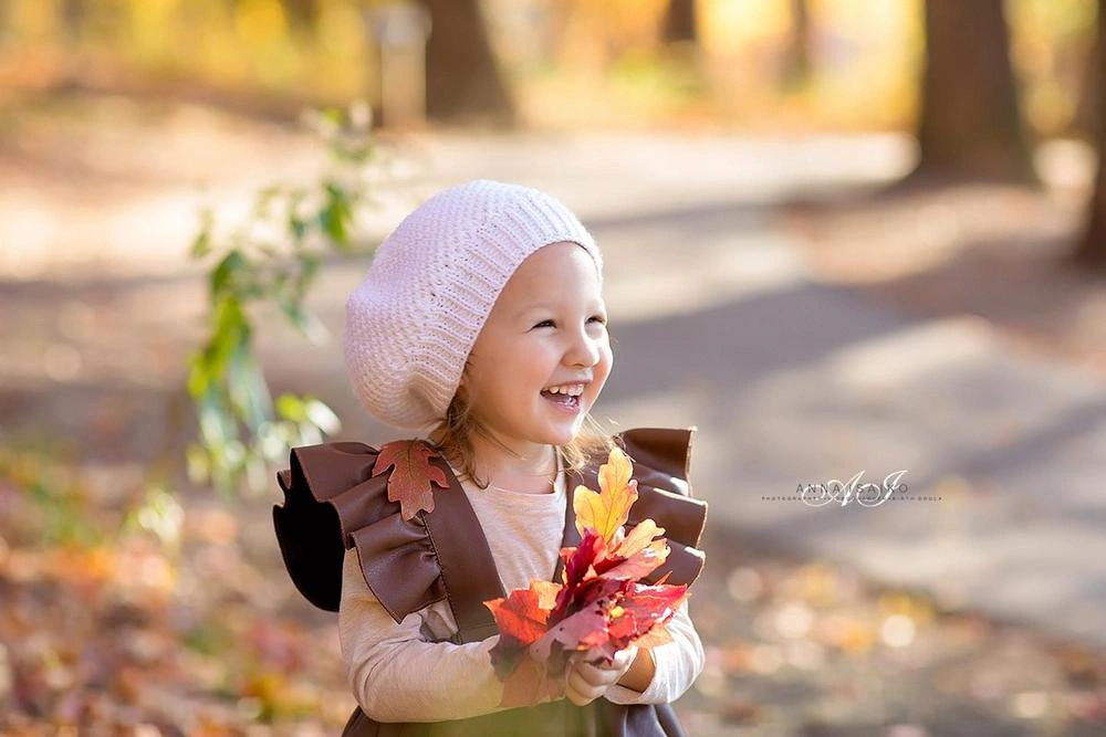 Children autumn photo session in Strasbourg