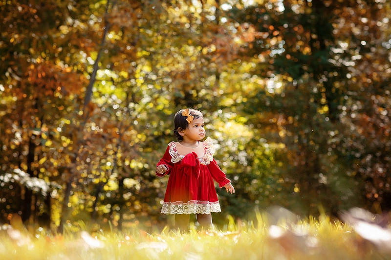 Children autumn photo session in Strasbourg