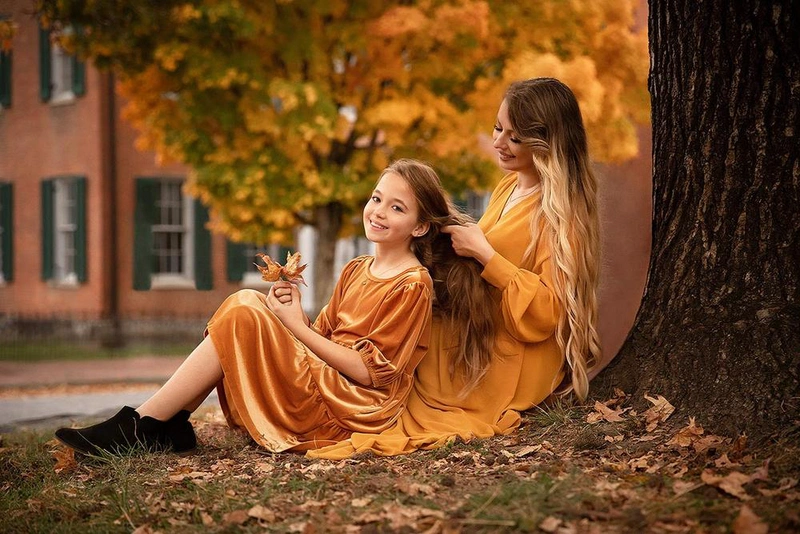 Family autumn photo session in Strasbourg