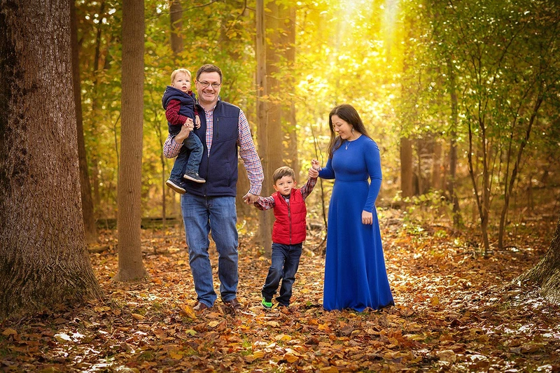 Family autumn photo session in Strasbourg