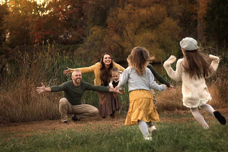 Family autumn photo session in Strasbourg