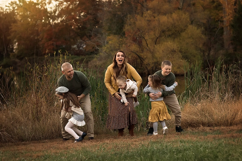 Family autumn photo session in Strasbourg