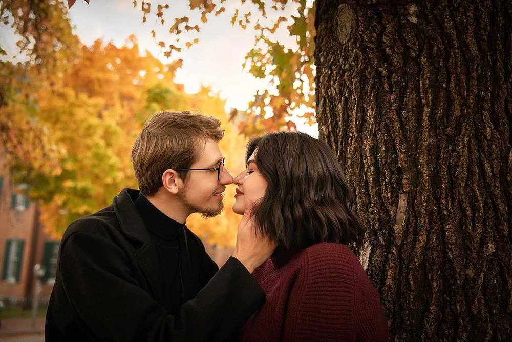 Individual autumn portrait session in Strasbourg