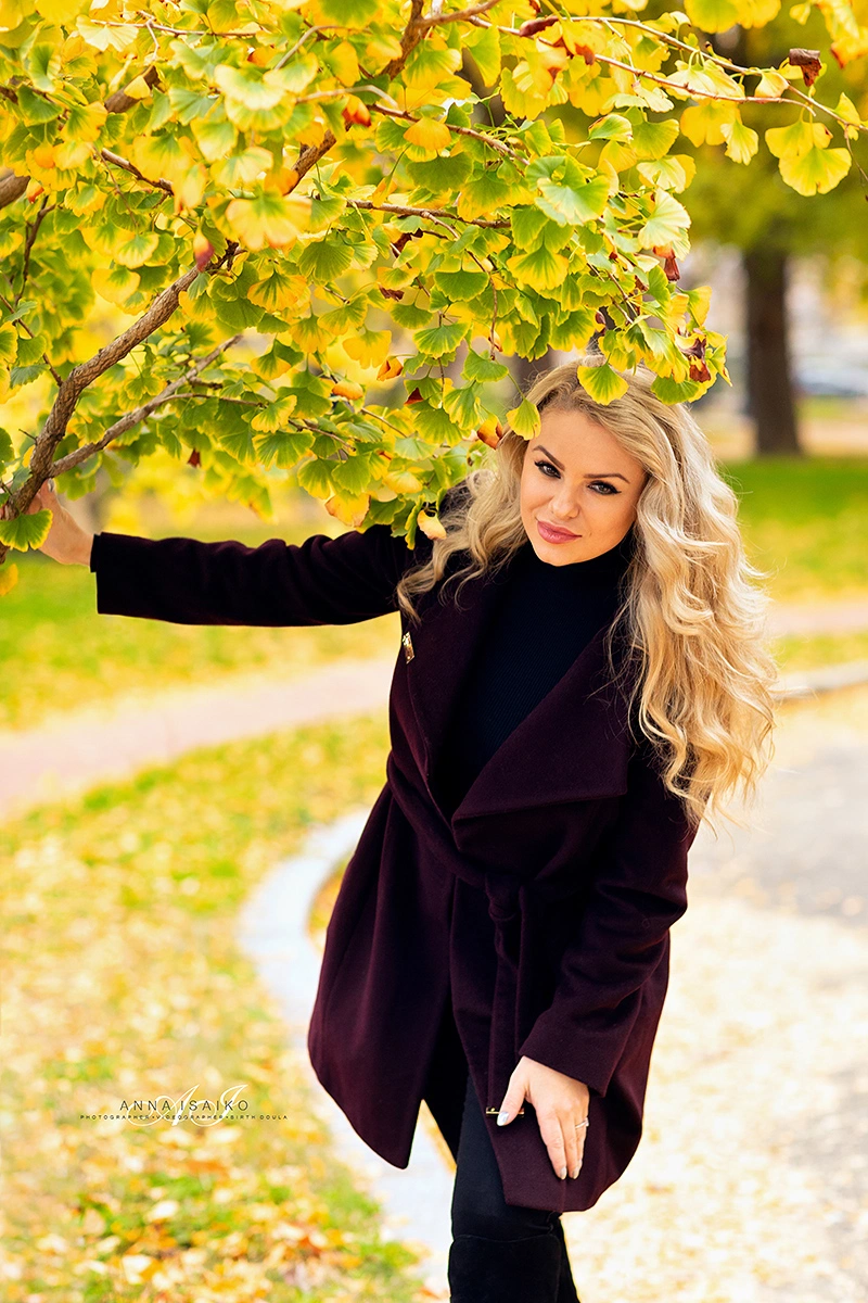 Individual autumn portrait session in Strasbourg
